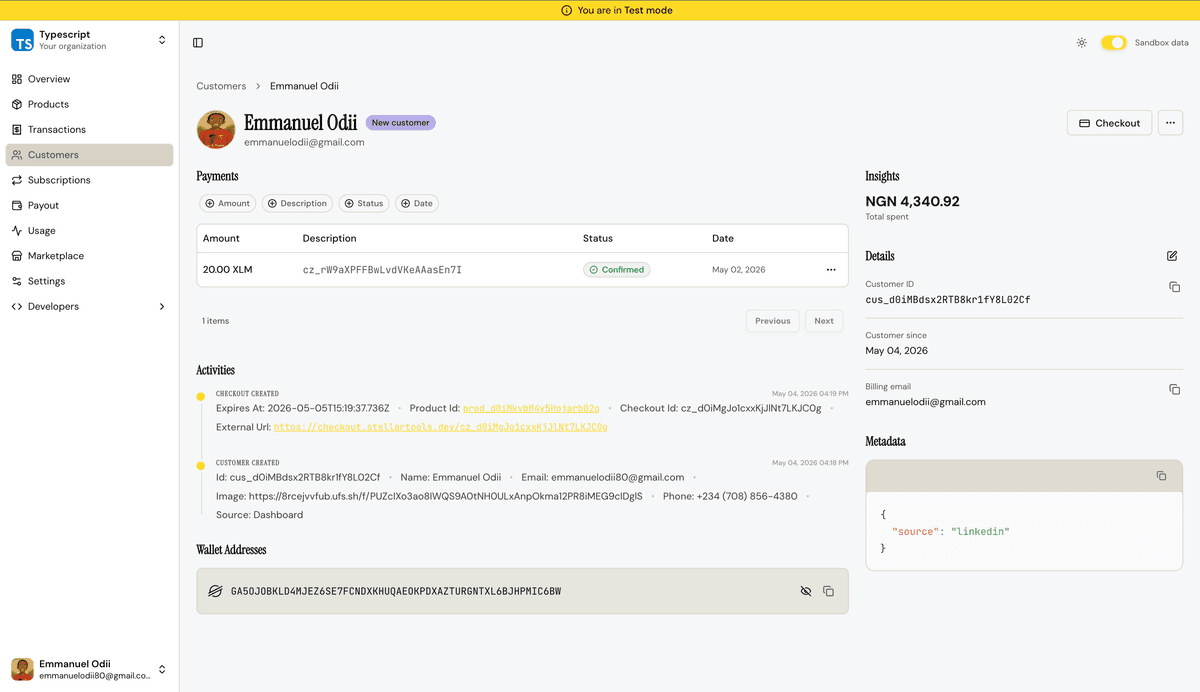 Customers Overview